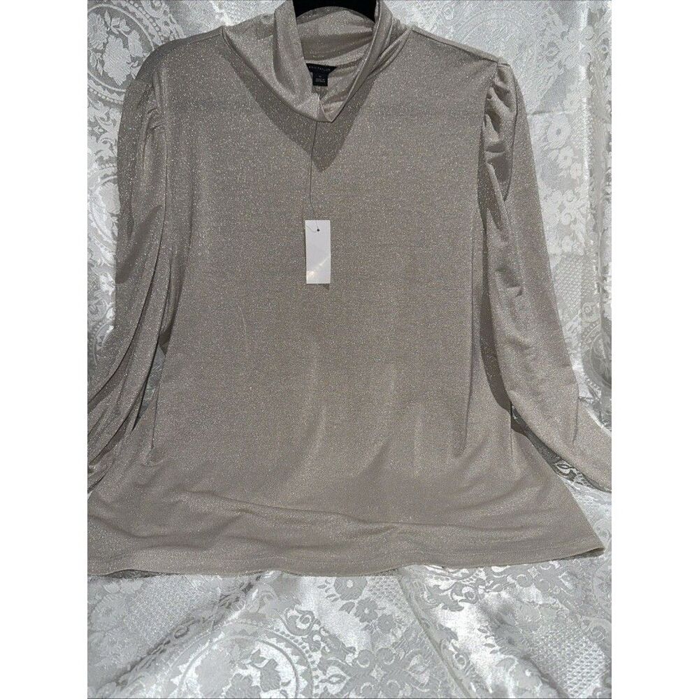 Ann Taylor Long Sleeve Dress Blouse Size XL